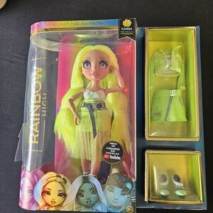 Rainbow High Karma Nichols Articulated Fashion Doll with Outfit & Shoes